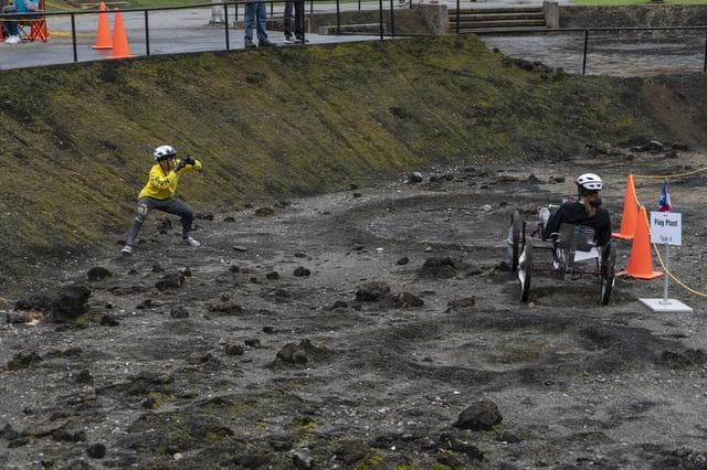 NASA image: 2019 Lunar Rover Challenge Competition