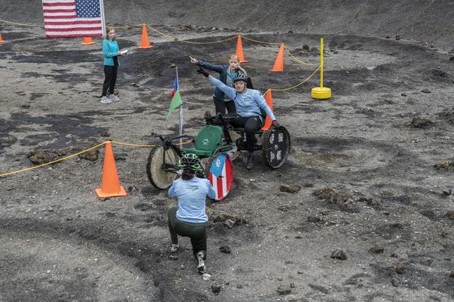 NASA image: 2019 Lunar Rover Challenge Competition