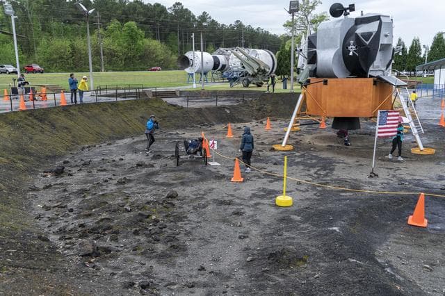 NASA image: 2019 Lunar Rover Challenge Competition
