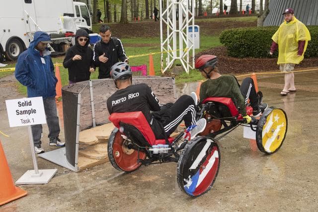 NASA image: 2019 Lunar Rover Challenge Competition