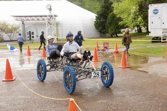 NASA image: 2019 Lunar Rover Challenge Competition