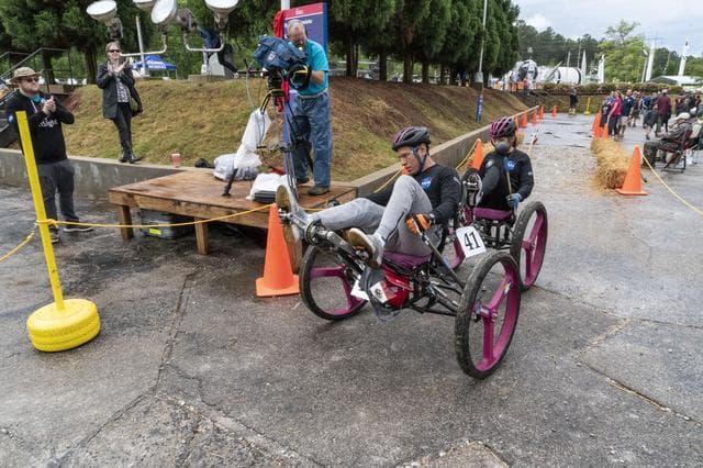 NASA image: 2019 Lunar Rover Challenge Competition
