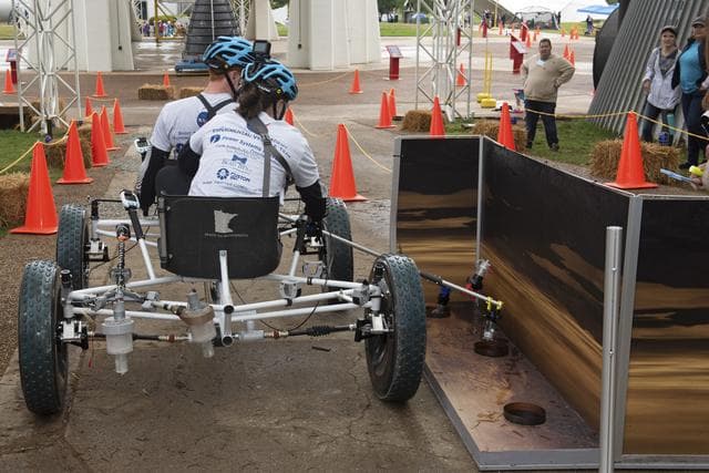 NASA image: 2019 Lunar Rover Challenge Competition