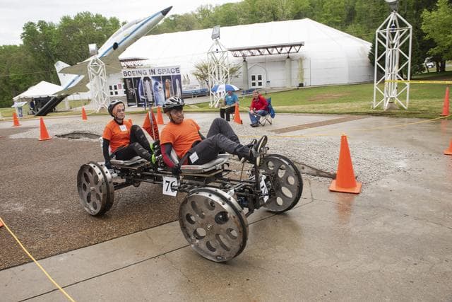 NASA image: 2019 Lunar Rover Challenge Competition