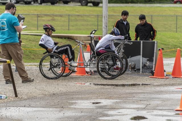 NASA image: 2019 Lunar Rover Challenge Competition