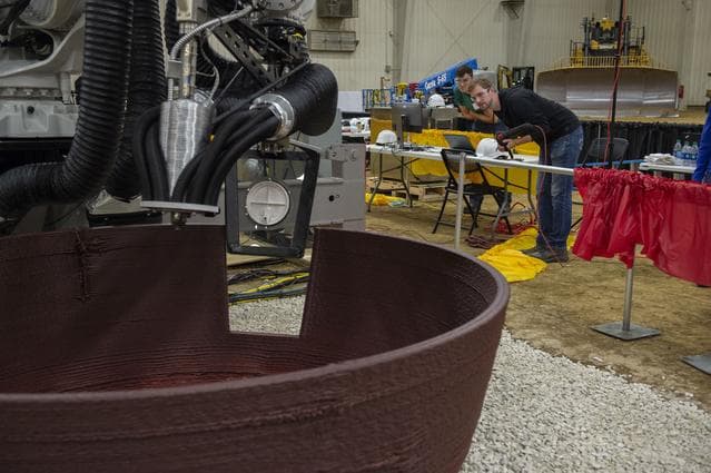 NASA image: NASA 3D-Printed Habitat Challenge