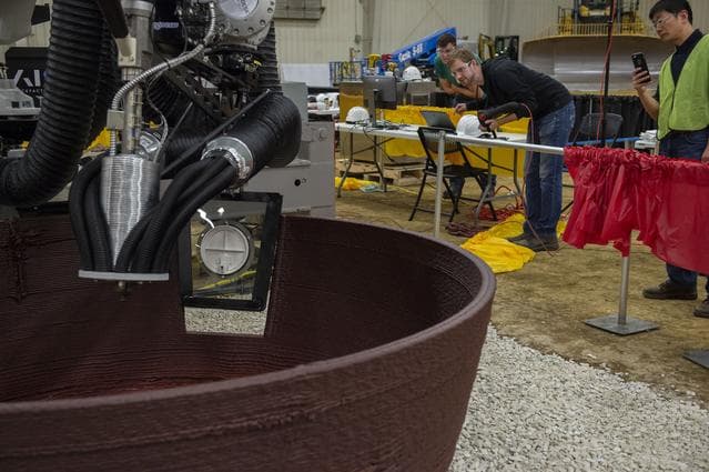 NASA image: NASA 3D-Printed Habitat Challenge