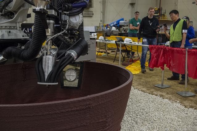 NASA image: NASA 3D-Printed Habitat Challenge
