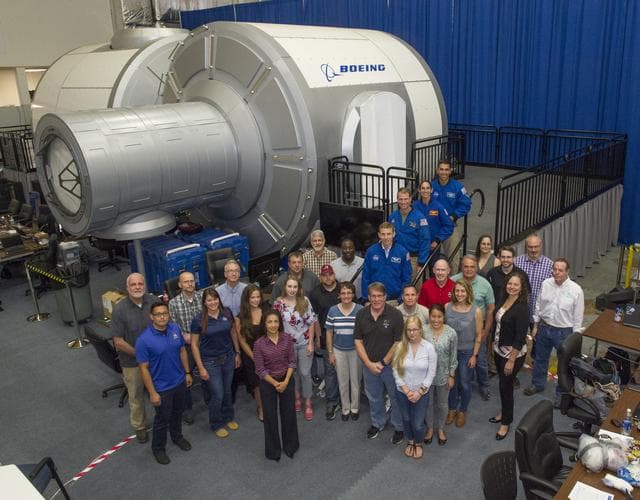 NASA image: The Boeing Exploration Habitat Demonstrator at Marshall is one o