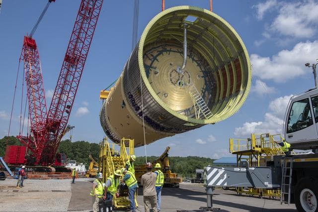 NASA image: Liquid Oxygen Test Article Move in West Test Area