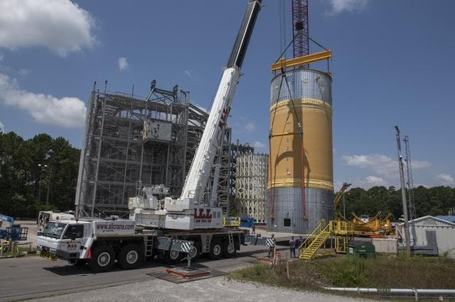 NASA image: Liquid Oxygen Test Article Move in West Test Area
