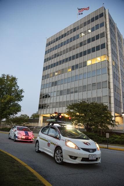 NASA image: Ghostbuster and Star Wars Themed Cars at Marshall Space Flight C
