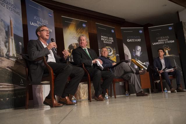NASA image: A Nov. 5 panel at NASA’s Marshall Space Flight Center discusse