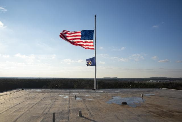 U.S. Flag Retired from Marshall Building 4200 