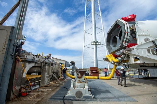 NASA image: NG14 Antares