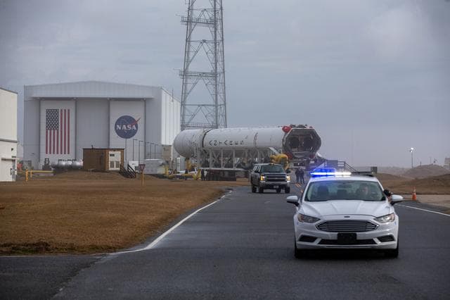 NASA image: NG15Rolloutpb7