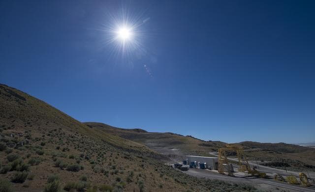 NASA image: Booster Test for Space Launch System Rocket
