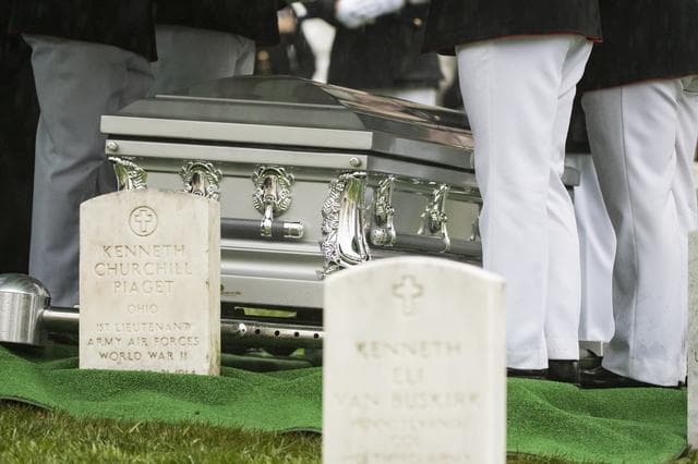 NASA image: John Glenn Interment