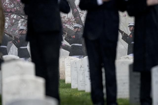 NASA image: John Glenn Interment