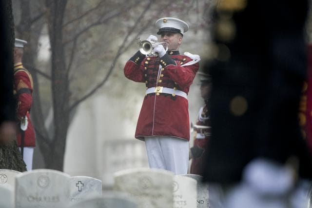 NASA image: John Glenn Interment