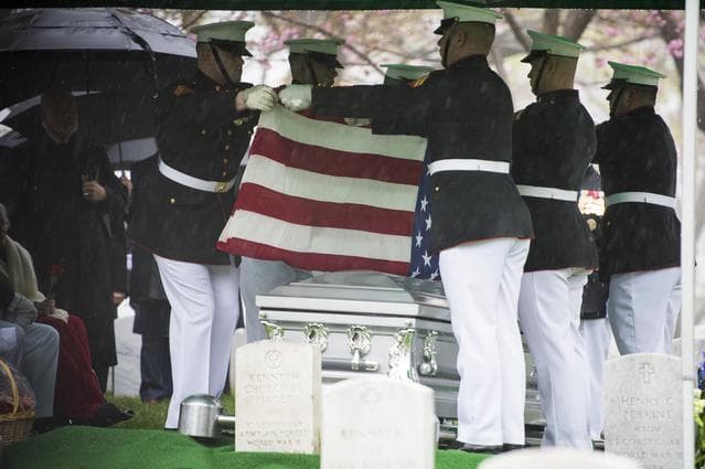 NASA image: John Glenn Interment