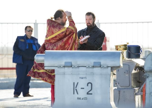 NASA image: Expedition 51 Soyuz Blessing
