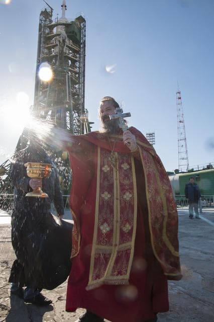 NASA image: Expedition 51 Soyuz Blessing