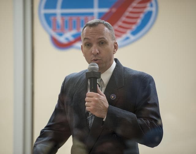 NASA image: Expedition 51 State Commission Meeting