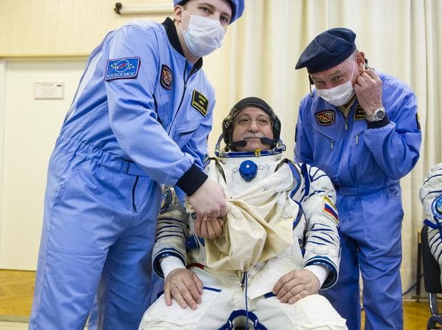NASA image: Expedition 51 Suit Up
