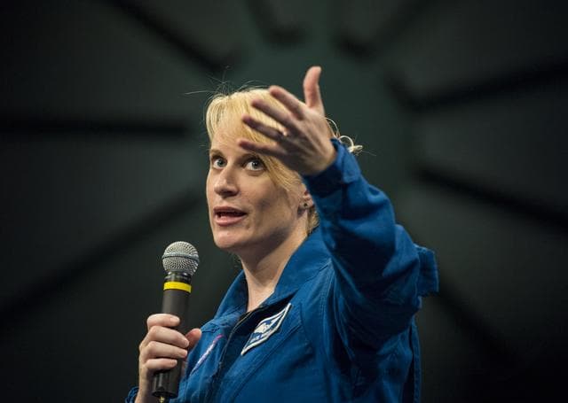 NASA image: Astronaut Kate Rubins at Air and Space Museum
