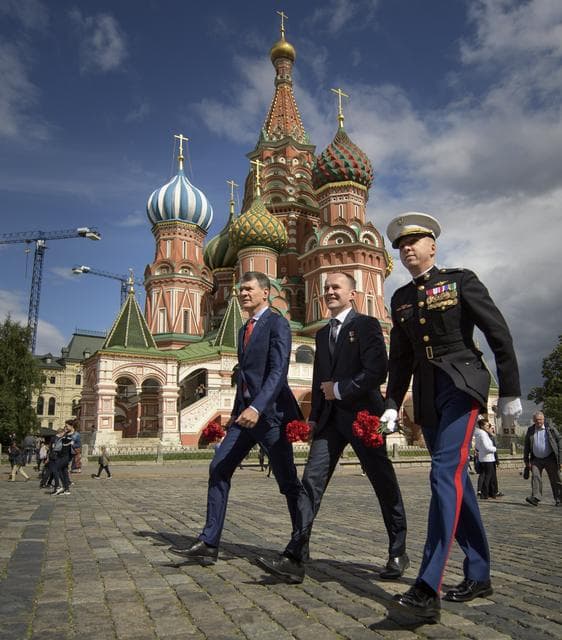 NASA image: Expedition 52 Red Square Visit