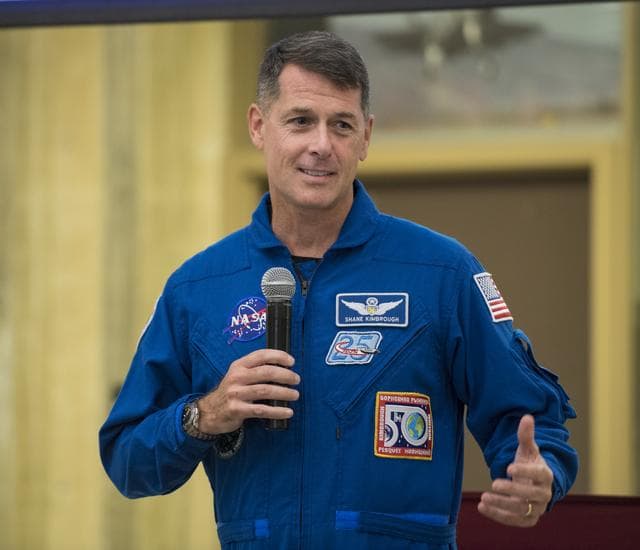 NASA image: Astronaut Shane Kimbrough at Arlington Career Center