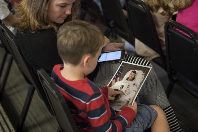 NASA image: Astronaut Shane Kimbrough at Arlington Career Center