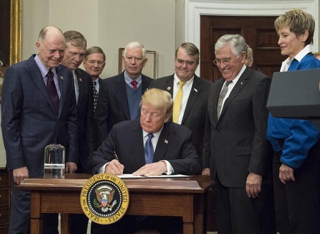 NASA image: Space Policy Directive - 1 Signing