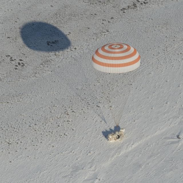 NASA image: Expedition 53 Soyuz MS-05 Landing