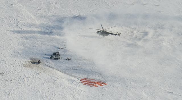 NASA image: Expedition 53 Soyuz MS-05 Landing