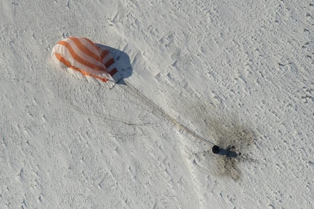 NASA image: Expedition 53 Soyuz MS-05 Landing
