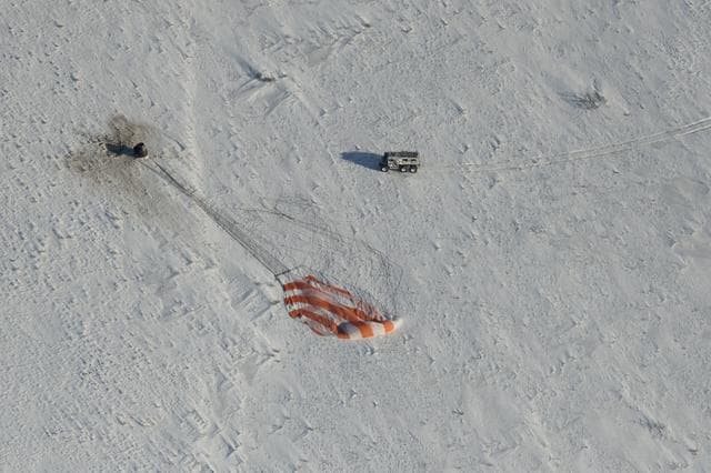 NASA image: Expedition 53 Soyuz MS-05 Landing