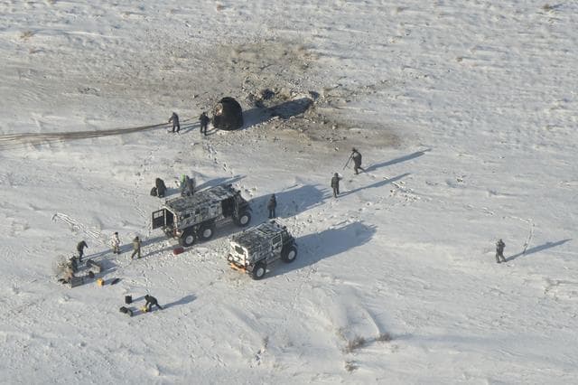 NASA image: Expedition 53 Soyuz MS-05 Landing