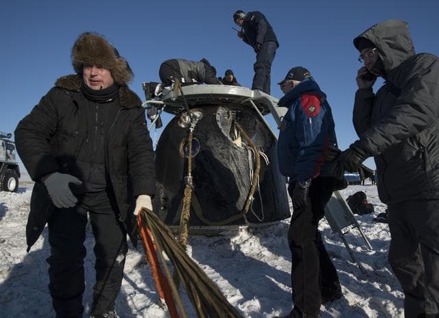 NASA image: Expedition 53 Soyuz MS-05 Landing
