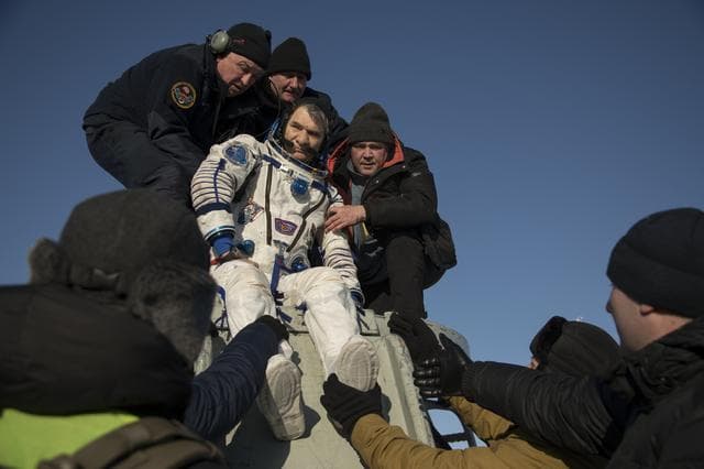 NASA image: Expedition 53 Soyuz MS-05 Landing