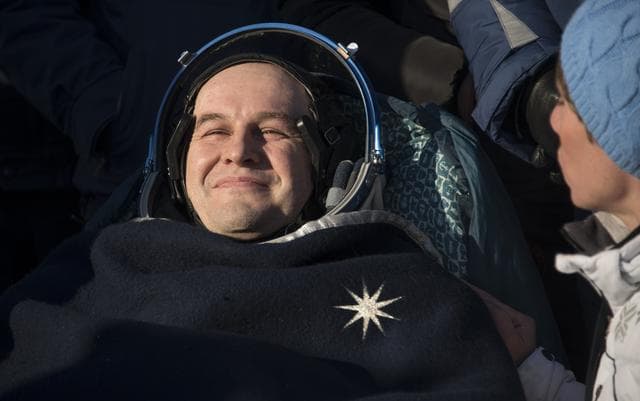 NASA image: Expedition 53 Soyuz MS-05 Landing