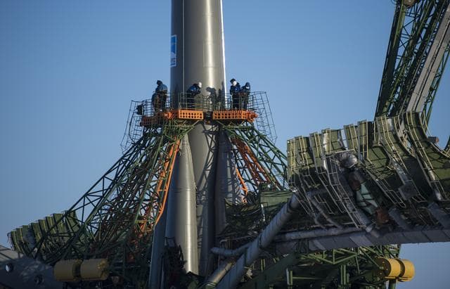 NASA image: Expedition 54 Soyuz Rollout