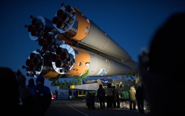 NASA image: Expedition 54 Soyuz Rollout
