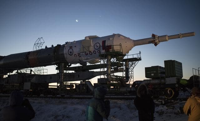 NASA image: Expedition 54 Soyuz Rollout