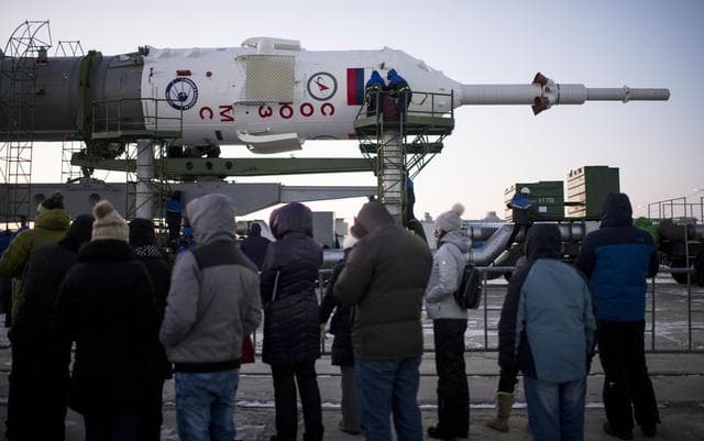 NASA image: Expedition 54 Soyuz Rollout