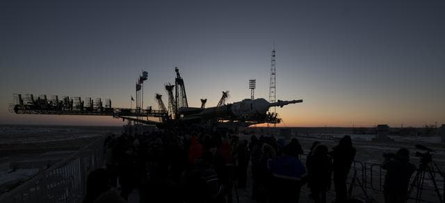 NASA image: Expedition 54 Soyuz Rollout