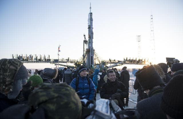 NASA image: Expedition 54 Soyuz Rollout