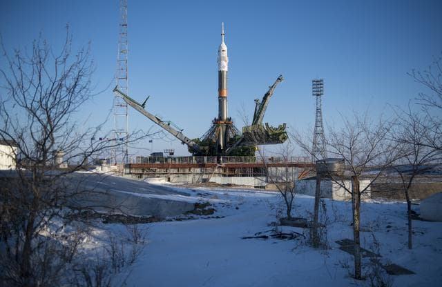 NASA image: Expedition 54 Soyuz Rollout