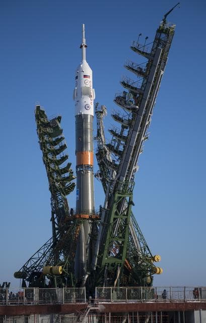 NASA image: Expedition 54 Soyuz Rollout